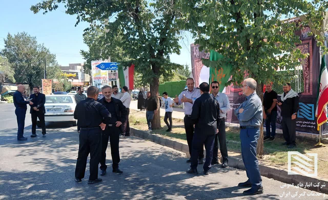 برپایی موکب مشترک «رهروان ولایت» گمرک جلفا و شرکت انبارهای عمومی و خدمات گمرکی جلفا 5